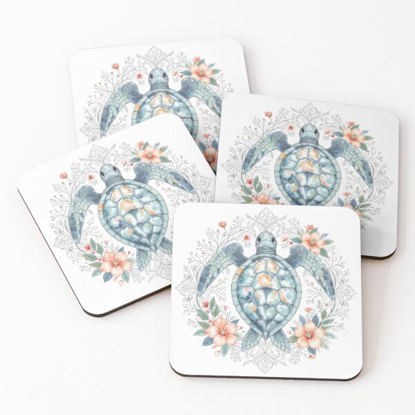 Item preview,  Vintage Botanical Sketch Style Sea Turtle designed and sold by zoughlal.