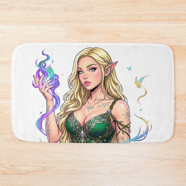 Item preview, Mystic Flame: Forest Elf Enchantress designed and sold by SkinnyFlatWhite.