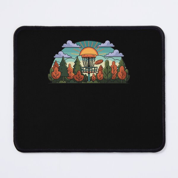 Item preview, Sunset Disc Golf Adventure Nature Scene designed and sold by LuminOrb.