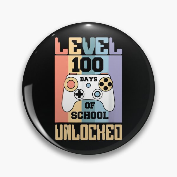 Item preview, Level 100 Days Of School Unlocked designed and sold by JamesHogwart.