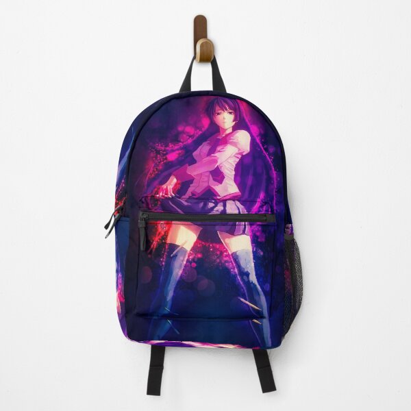 Item preview, Bakemonogatari Hitagi Senjougahara Elegant Mystery Glowing Purple Anime Atmosphere designed and sold by thedarvills.