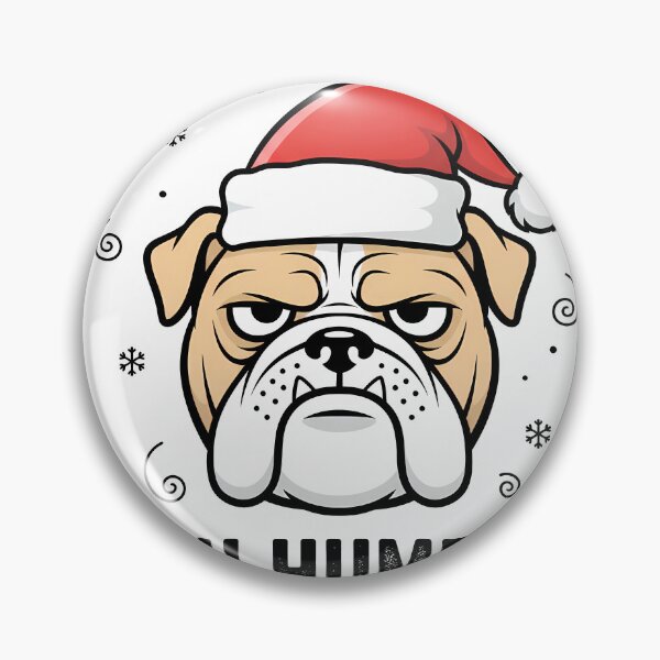 Item preview, Grumpy Bulldog Christmas Bah Humbug designed and sold by digisetumedia.