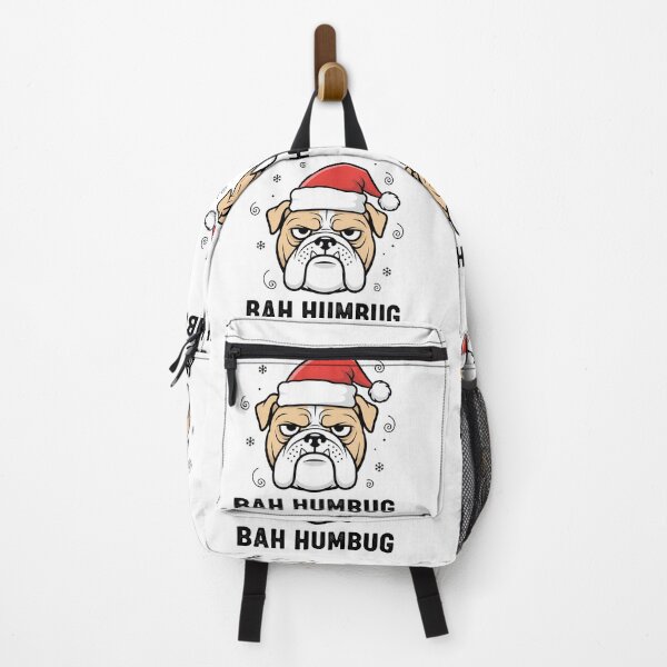 Item preview, Grumpy Bulldog Christmas Bah Humbug designed and sold by digisetumedia.