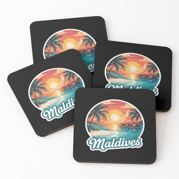 Item preview, Maldives Beach Sunset Holiday Summer Vacation Sea Souvenir designed and sold by Shannon Bosley.