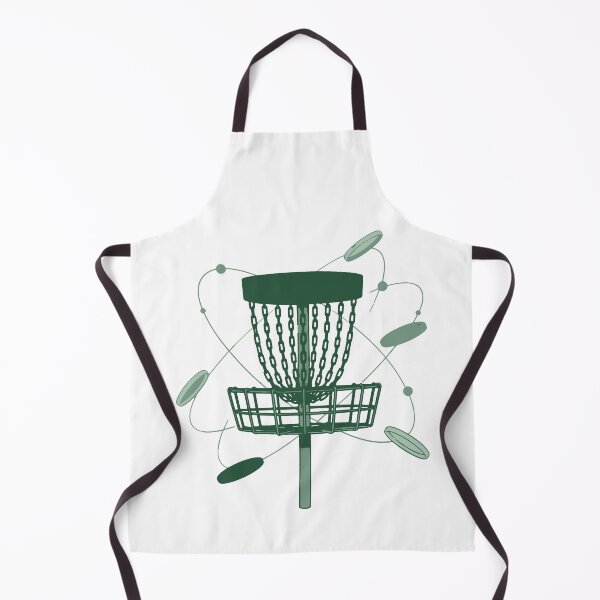 Item preview, Disc Golf Basket With Flying Discs Art like an designed and sold by LuminOrb.