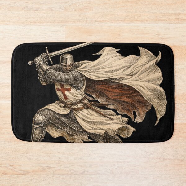 Item preview, Crusader Templar Knight in Epic Battle designed and sold by Retr0Tshirts.