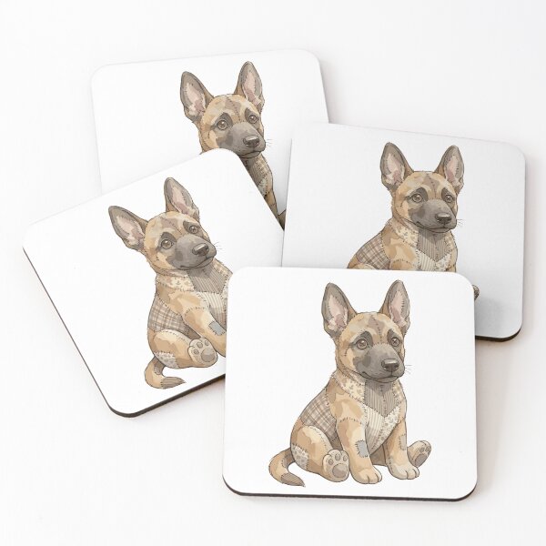 Item preview, Cute Belgian Malinois Dog Patchwork designed and sold by bapupa.
