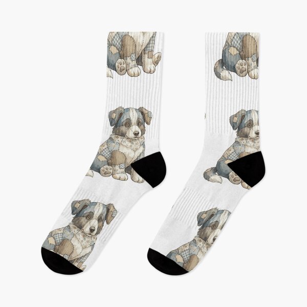 Item preview, Cute Border Collie Dog Patchwork designed and sold by bapupa.