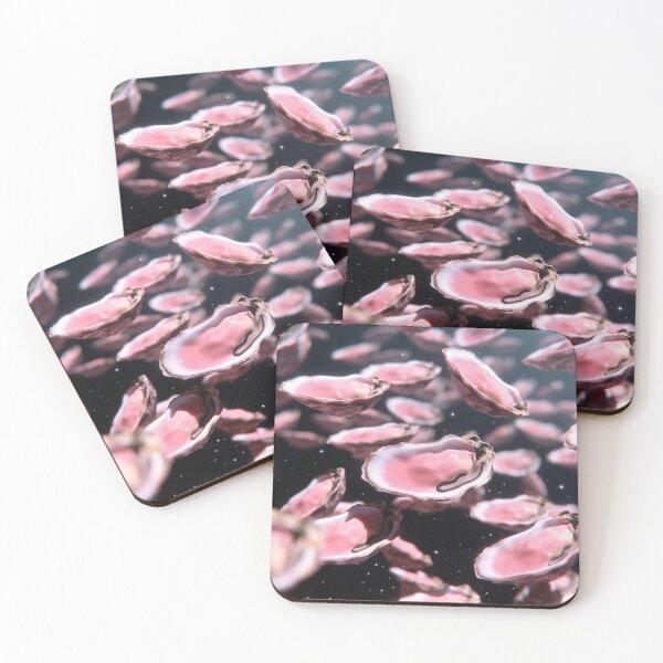 Item preview, Floating Pink Oyster Shells designed and sold by SassyArtistry.