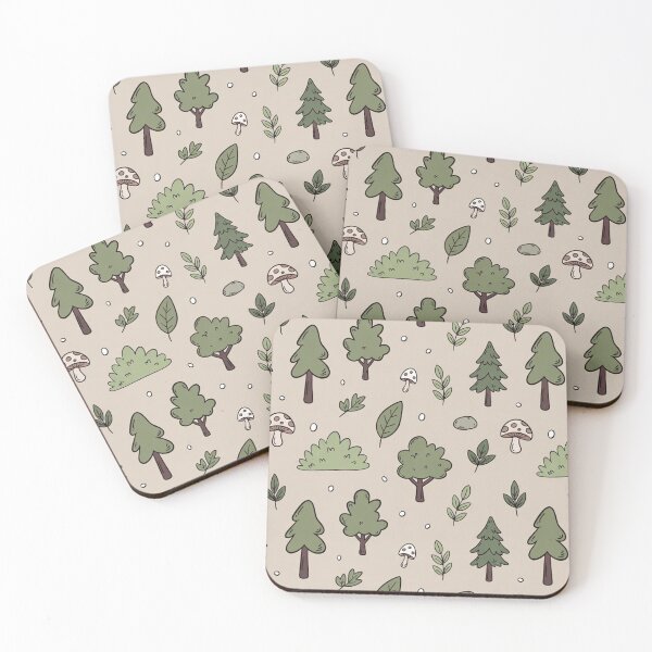 Item preview, Cute Forest Tree Pattern designed and sold by SassyArtistry.