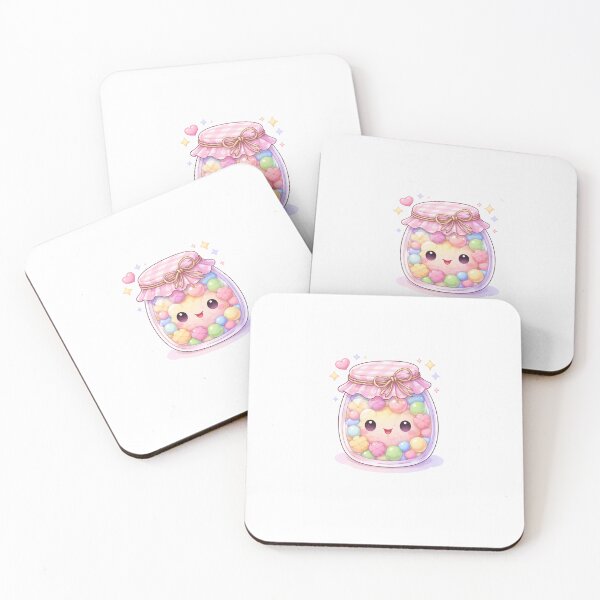 Item preview, cute kawaii candy jar designed and sold by anoku11.