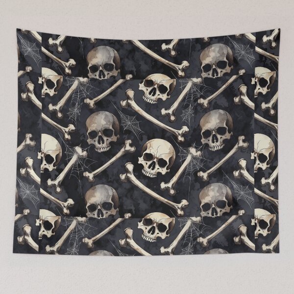 Item preview, Skulls and Crossbones Pattern designed and sold by SassyArtistry.
