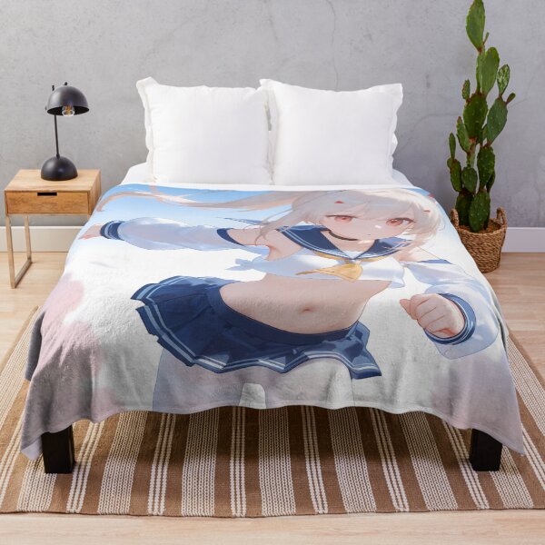 Item preview, Ayanami Running By The Sea Azur Lane Anime Girl designed and sold by thedarvills.
