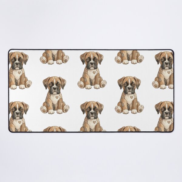 Item preview, Cute Boxer Dog Patchwork designed and sold by bapupa.