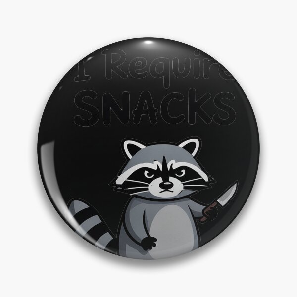 Item preview, i Require Snacks Raccoon designed and sold by lamsaoniutoi.