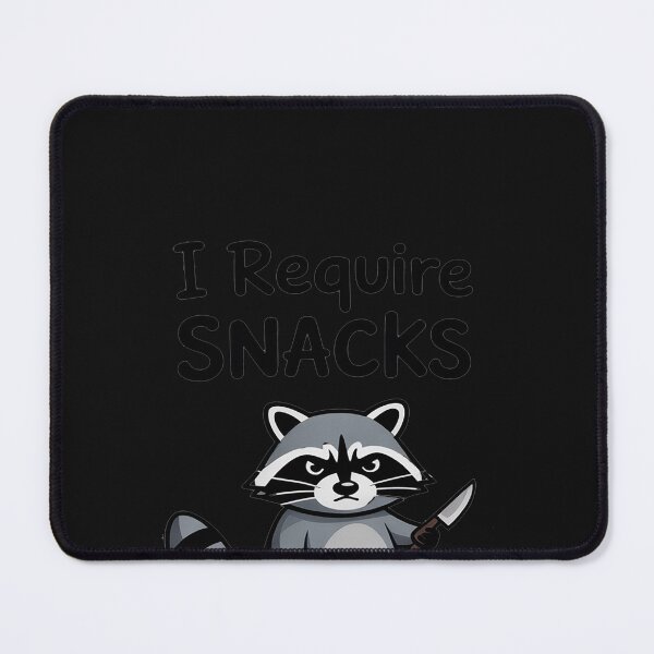 Item preview, i Require Snacks Raccoon designed and sold by lamsaoniutoi.