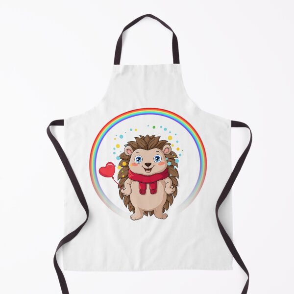 Item preview, Happy Hedgehog in Red Scarf designed and sold by Love3Happy.