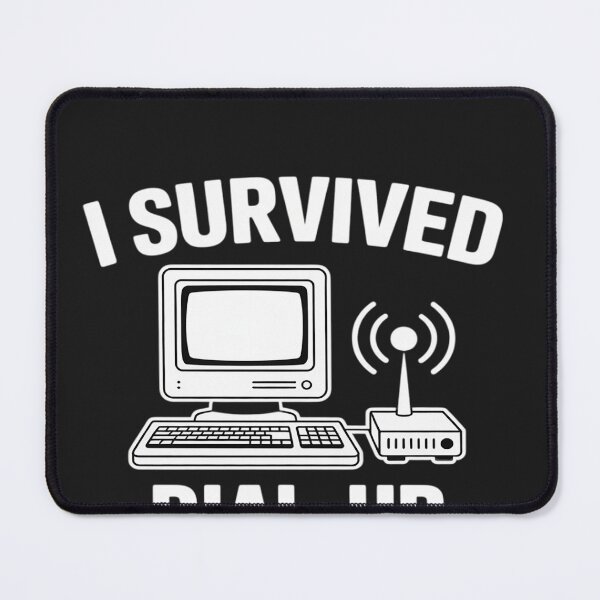 Item preview, i Survived Dial - Up - Vintage Tech Throwback Premium designed and sold by lamsaoniutoi.