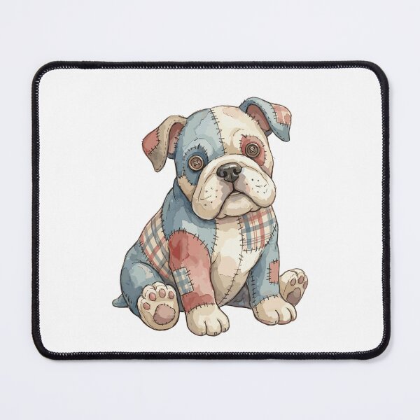 Item preview, Cute Bulldog Dog Patchwork designed and sold by bapupa.
