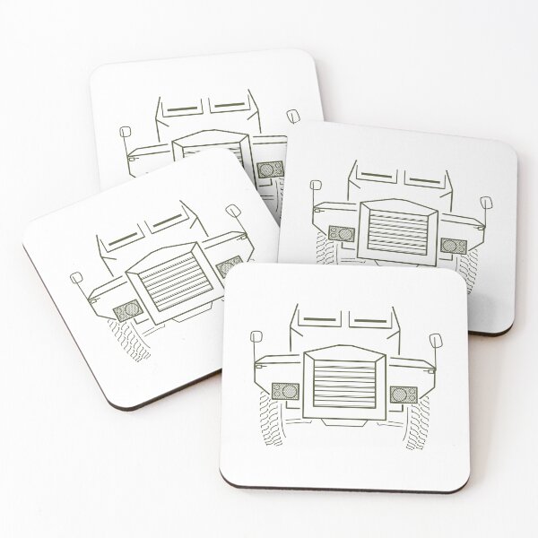 Item preview, Humber Pig 1950s military truck green outline designed and sold by soitwouldseem.