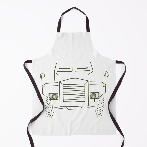 Item preview, Humber Pig 1950s military truck green outline designed and sold by soitwouldseem.