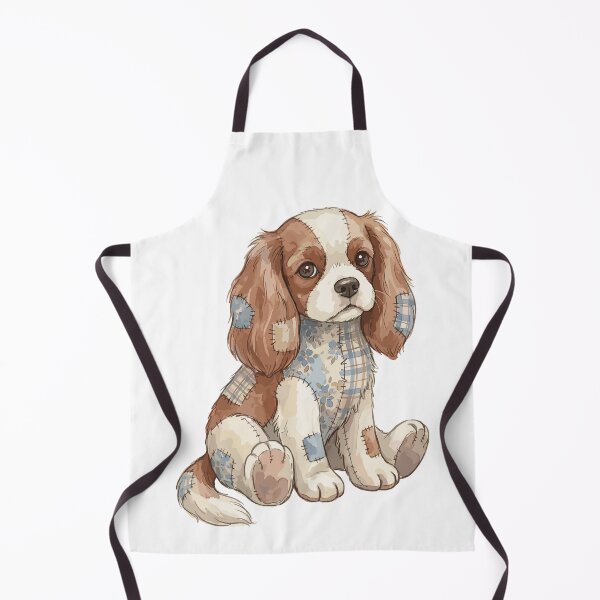 Item preview, Cute Cavalier King Charles Spaniel Dog Patchwork designed and sold by bapupa.