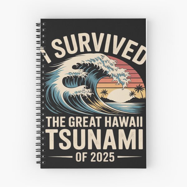 Item preview, I Survived The Great Hawaii Tsunami of 2025 Funny designed and sold by lamsaoniutoi.