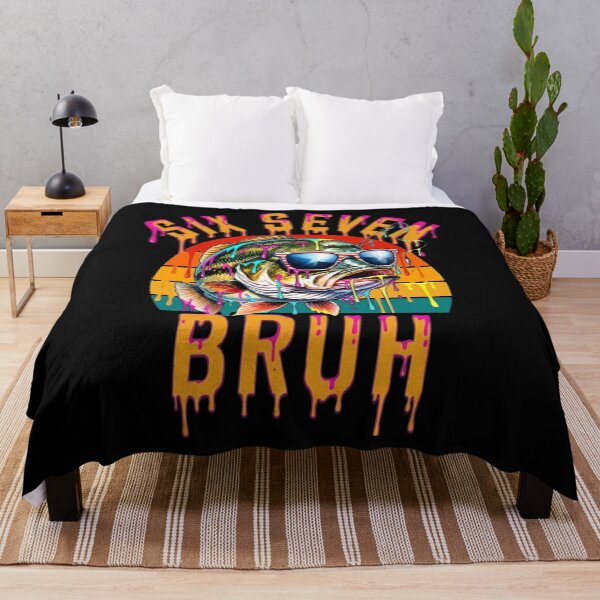 Item preview, Six Seven Bruh Funny Fishing T-Shirt designed and sold by LashondaGreen89.