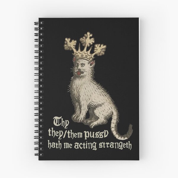 Item preview, Vintage Cat King Illustration | Bold Whimsical Medieval Animal Art, Surreal Humorous & Awkward Antique Style Drawing designed and sold by love3617.