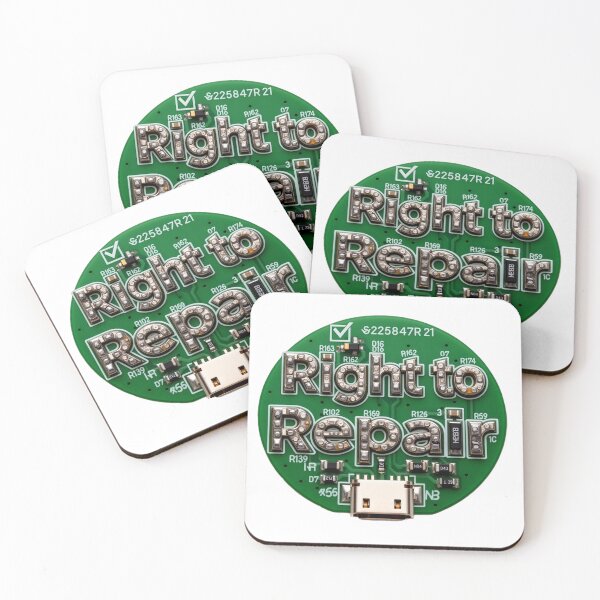 Item preview, Right to Repair Green Round PCB designed and sold by aykiradesigns.