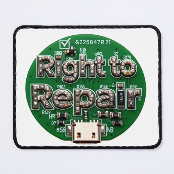 Item preview, Right to Repair Green Round PCB designed and sold by aykiradesigns.