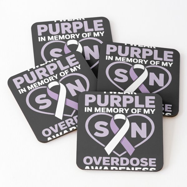 Item preview, I Wear Purple In Memory Of My Son - Overdose Awareness Day designed and sold by lamsaoniutoi.