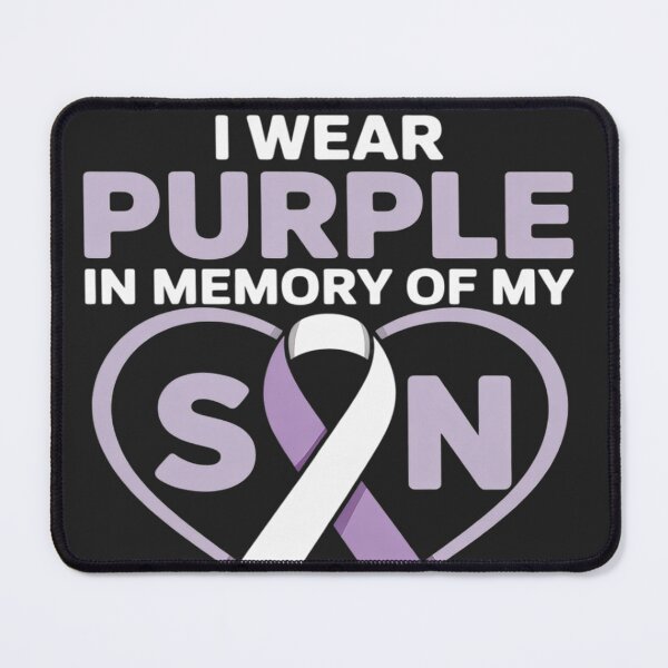 Item preview, I Wear Purple In Memory Of My Son - Overdose Awareness Day designed and sold by lamsaoniutoi.