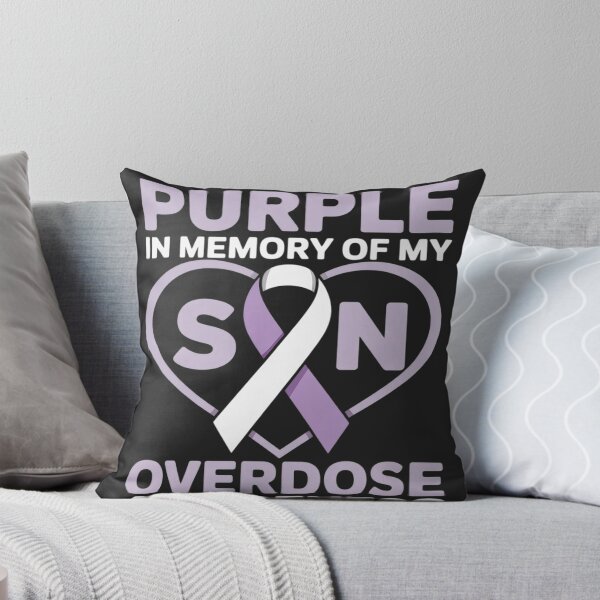 Item preview, I Wear Purple In Memory Of My Son - Overdose Awareness Day designed and sold by lamsaoniutoi.