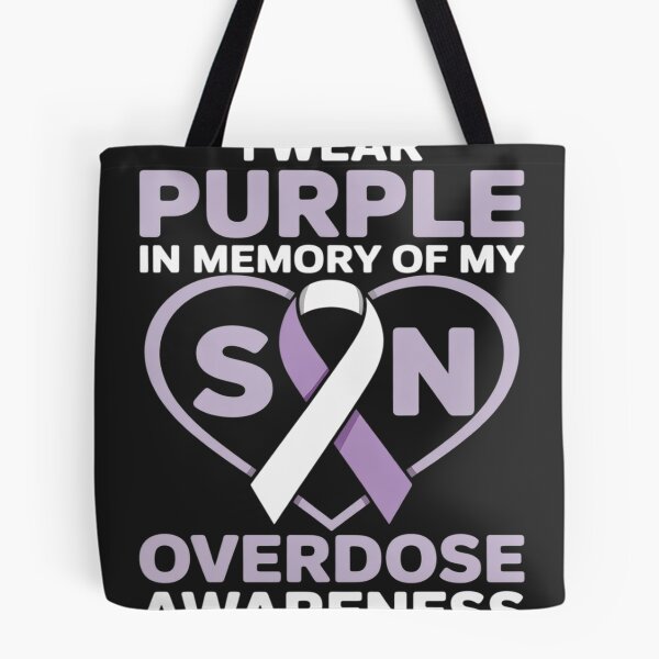 Item preview, I Wear Purple In Memory Of My Son - Overdose Awareness Day designed and sold by lamsaoniutoi.