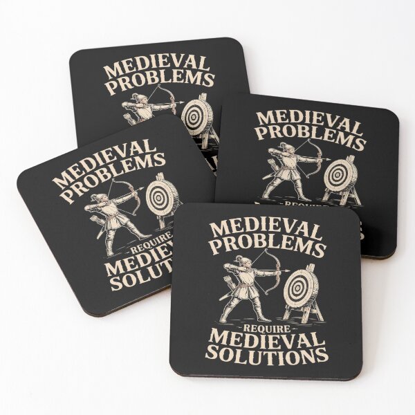 Item preview, Medieval Problems Require Medieval Solutions Archery designed and sold by Shannon Bosley.