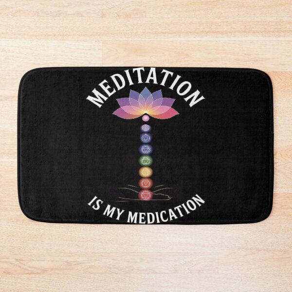 Item preview, Meditation Is My Medication Spiritual Chakra Yoga Namaste designed and sold by Shannon Bosley.