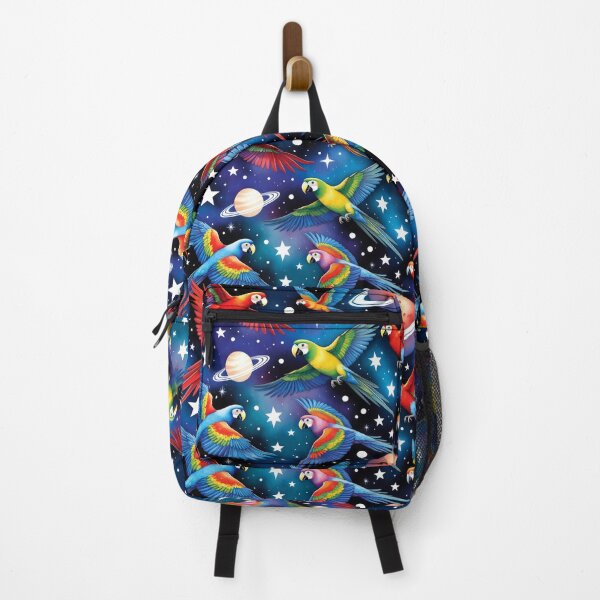 Item preview, Colorful Parrots Flying in Space designed and sold by SassyArtistry.