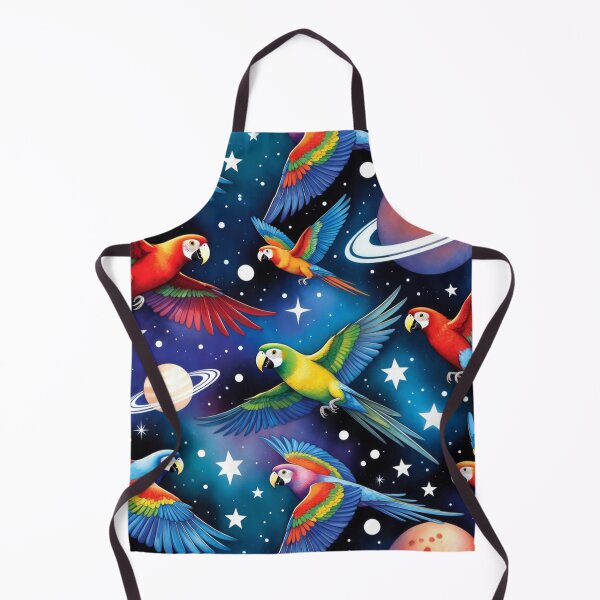 Item preview, Colorful Parrots Flying in Space designed and sold by SassyArtistry.