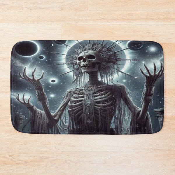 Item preview, Tzitzimime Aztec Goddess of the Stars - Dark Occult Skeleton Art designed and sold by FaresTes.