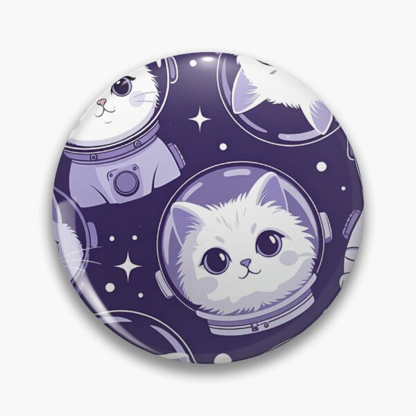 Item preview, Purple Astronaut Cat Pattern designed and sold by SassyArtistry.