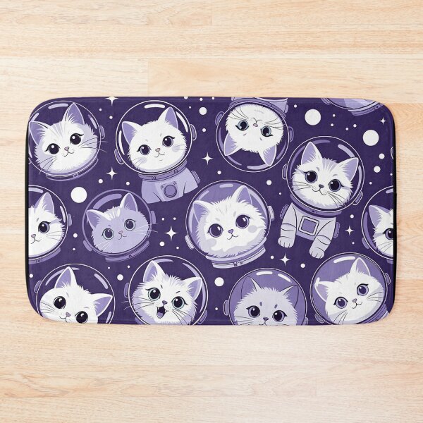 Item preview, Purple Astronaut Cat Pattern designed and sold by SassyArtistry.