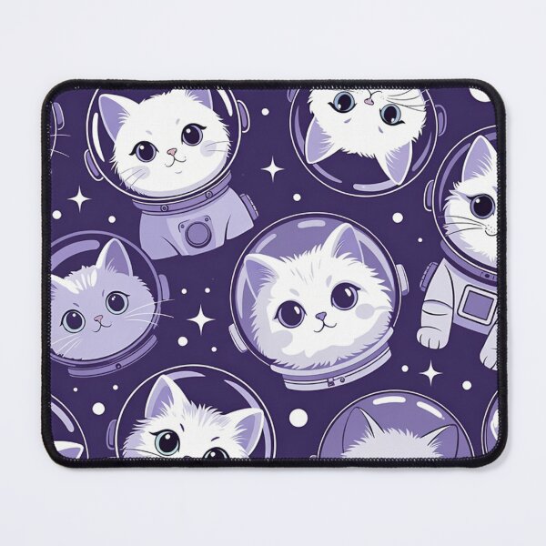 Item preview, Purple Astronaut Cat Pattern designed and sold by SassyArtistry.