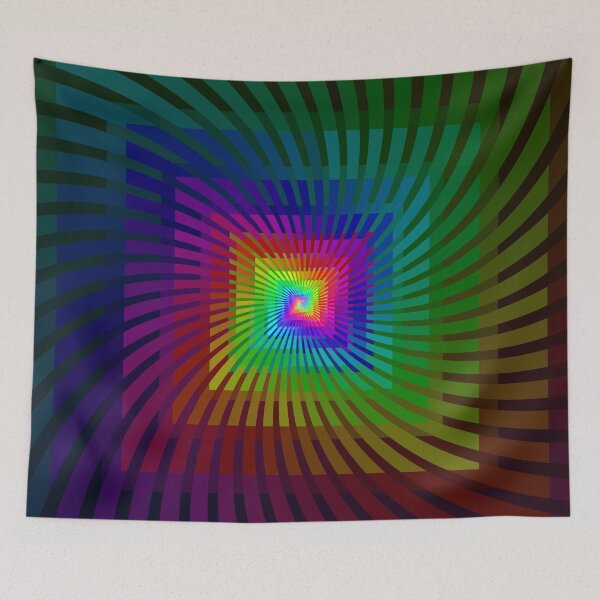 Item preview, Geometric Layout In Multi Color, Fibonacci , Geometric Abstraction, Abstract Art designed and sold by DDJust4U.