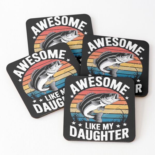 Item preview, Awesome Like My Daughter Fishing Mother's Day Father's Day  designed and sold by InspiredFoul.