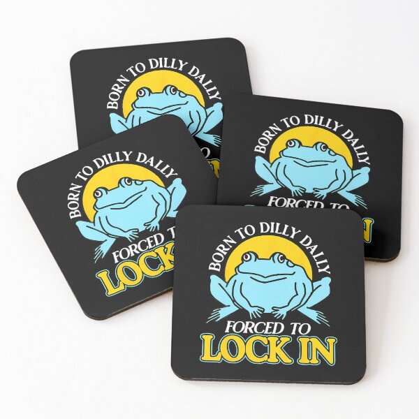 Item preview, Born To Dilly Dally Forced To Lock In Frog designed and sold by malhanasbih.