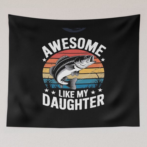 Item preview, Awesome Like My Daughter Fishing Mother's Day Father's Day  designed and sold by InspiredFoul.