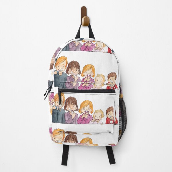 Item preview, Family brushing teeth together designed and sold by aliztisoczki.