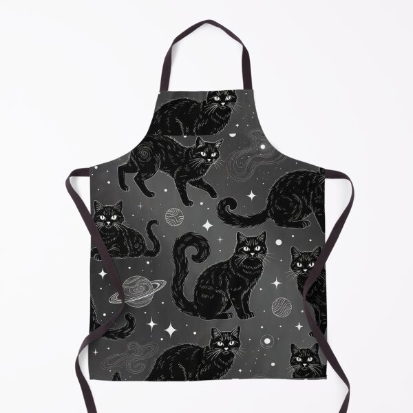 Item preview, Black Cat Cosmic Pattern designed and sold by SassyArtistry.
