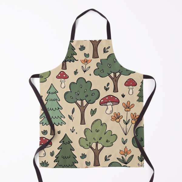 Item preview, Cute Forest Trees and Mushrooms designed and sold by SassyArtistry.